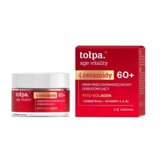 Tołpa Age Vitality 4 Céramides Crème Visage Régénérante Anti-Rides 60+ 50 ml