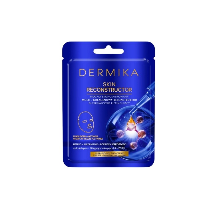 Dermika Skin Reconstructor мультиколагеновий реконструктор миттєвого ліфтингу в листі 1 шт.