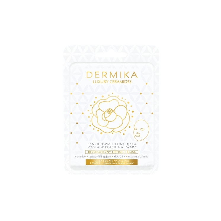 Masque en tissu liftant Dermika Luxury Ceramides Banquet (1 pièce)