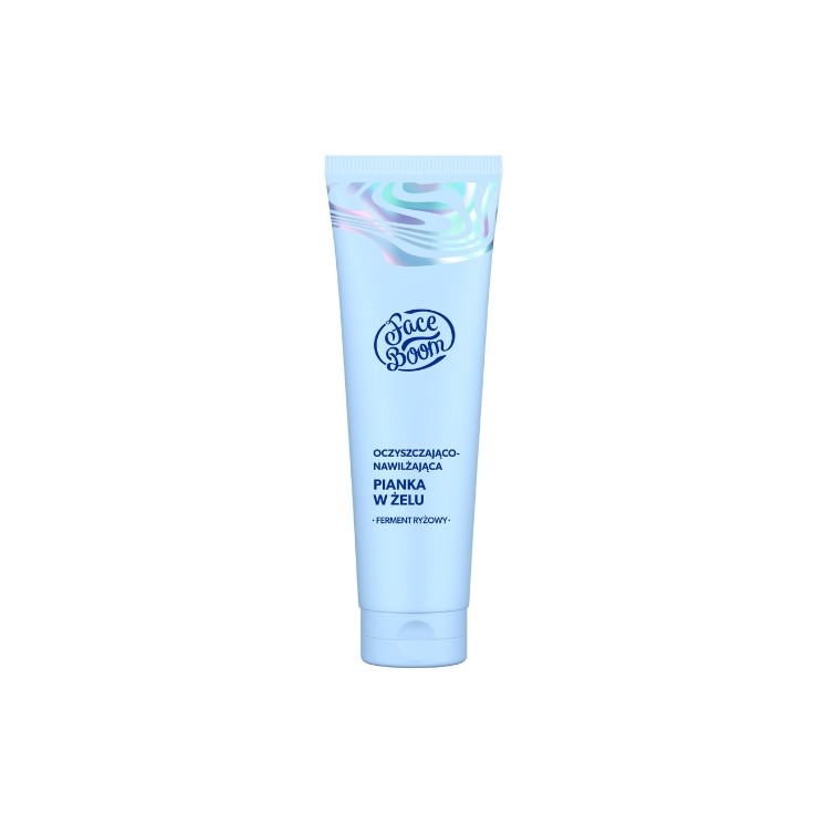 FaceBoom Aura Gel Mousse Nettoyant et Hydratant Visage 150 ml