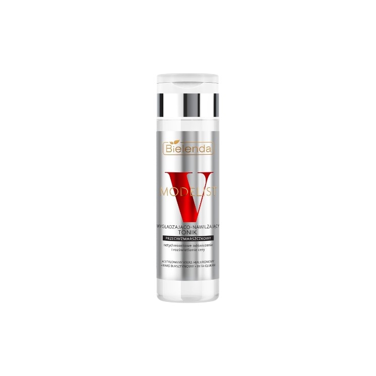 Lotion tonique visage lissante et hydratante anti-rides Bielenda V-Modelist 200 ml
