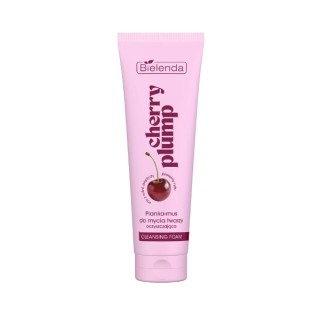 Mousse nettoyante repulpante Bielenda Cherry Plump pour le visage 130 g