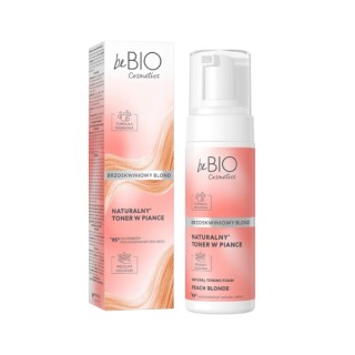 Toner mousse naturel BeBio Cosmetics teinte Pêche Blond , 120 ml