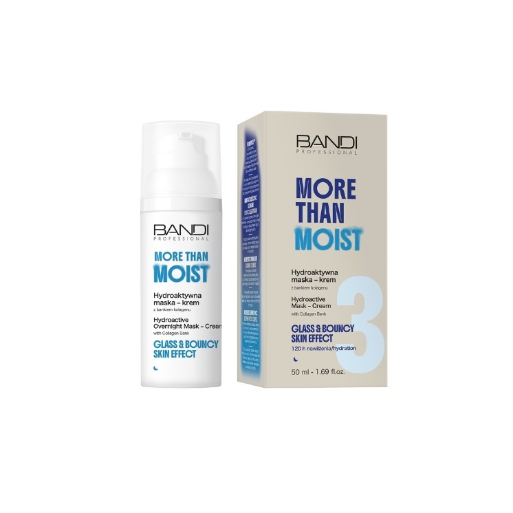 Bandi More Than Moist hydroaktywna Maska-krem z bankiem kolagenu na noc 50 ml