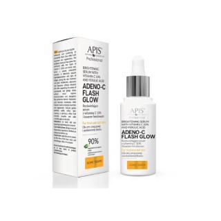 Apis Adeno-C Flash Glow Verhelderend Gezichtsserum met Vitamine C en Ferulinezuur 30 ml