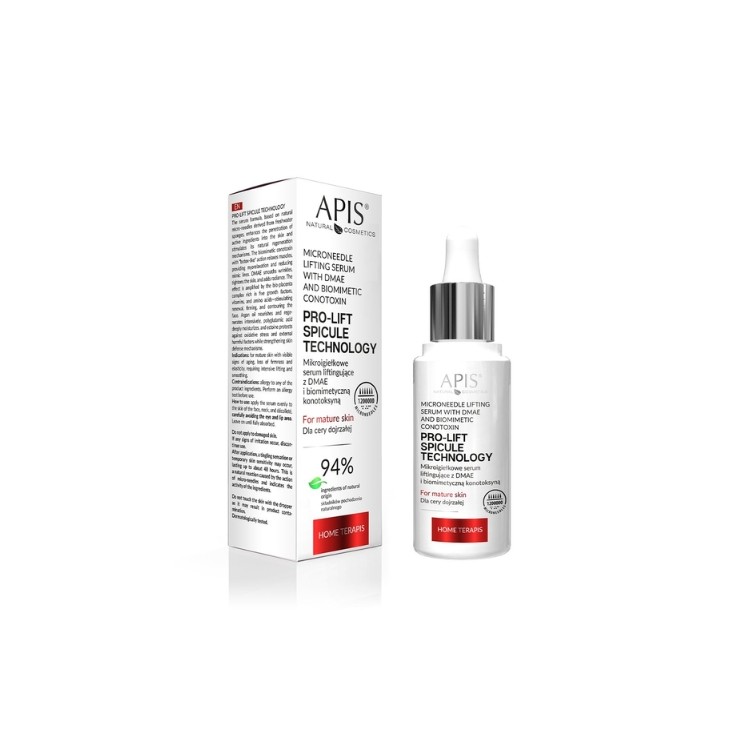 Apis Pro-Lift Spicule Technology Micro-needle Lifting Serum with DMAE and biomimetic "conotoxin" 30 ml