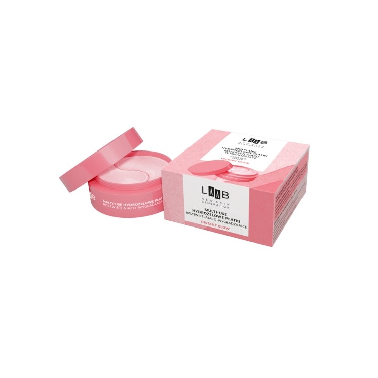 Patchs contour des yeux hydro illuminateurs et lissants AA LAAB Glass Skin (60 unités)