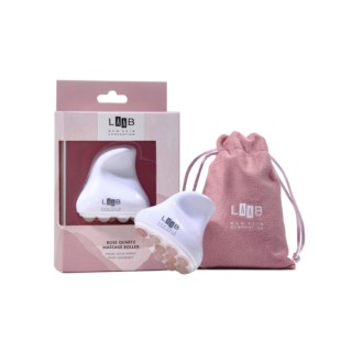 Ролики для обличчя з рожевого кварцу AA LAAB з охолоджувальним ефектом, 1 шт.