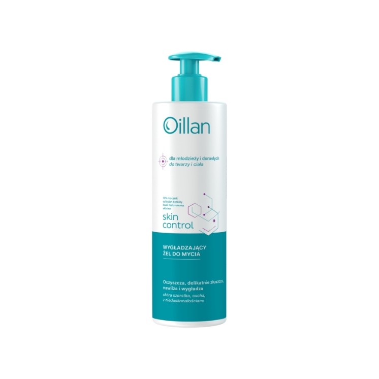 Гель для вмивання тіла та обличчя Oillan Skin Control Smoothing з 10% сечовини 400 мл