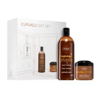Ziaja Cupuacu Zestaw prezentowy: Żel po prysznic 500ml + Peeling do ciała 300ml