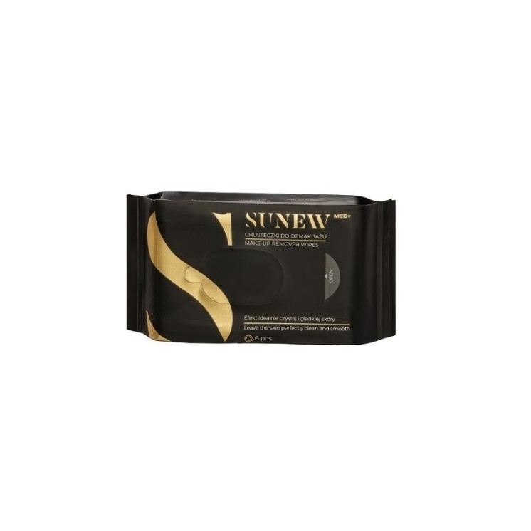 Lingettes démaquillantes Black Sunew Med+ (8 unités)