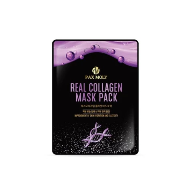Masque en tissu nourrissant au collagène et aux cellules souches Pax Moly Real Collagen 25 ml