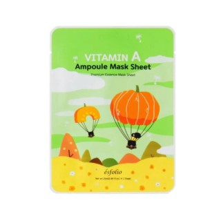 Esfolio Vitaimin A Ampoule Sheet Mask łagodząca Maska do twarzy z Witaminą A 25 ml