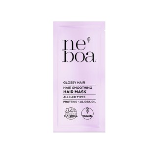 Neboa Glossy Hair Smoothing Hair Mask voor haarlaminatie, Mini 25 ml