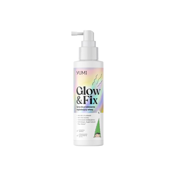 Yumi Glow & Fix Glättungsspray für die Haare, 100 ml