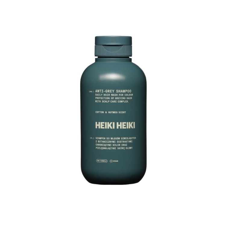 Heiki Heiki Anti- Grey Anti-Gray Shampoo Cotton&Nutmeg 250 ml