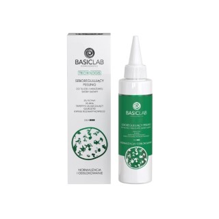 Peeling séborégulateur BasicLab Trichologis pour cuir chevelu gras et sensible 5 % de ficine, 3% BHA 150 ml