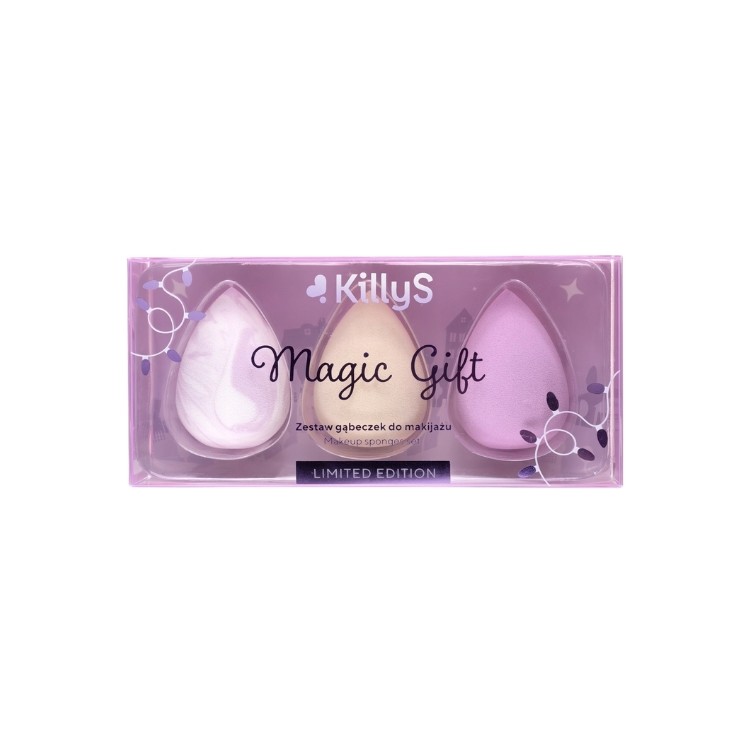 KillyS Magical Gift Set 3-piece makeup sponge set