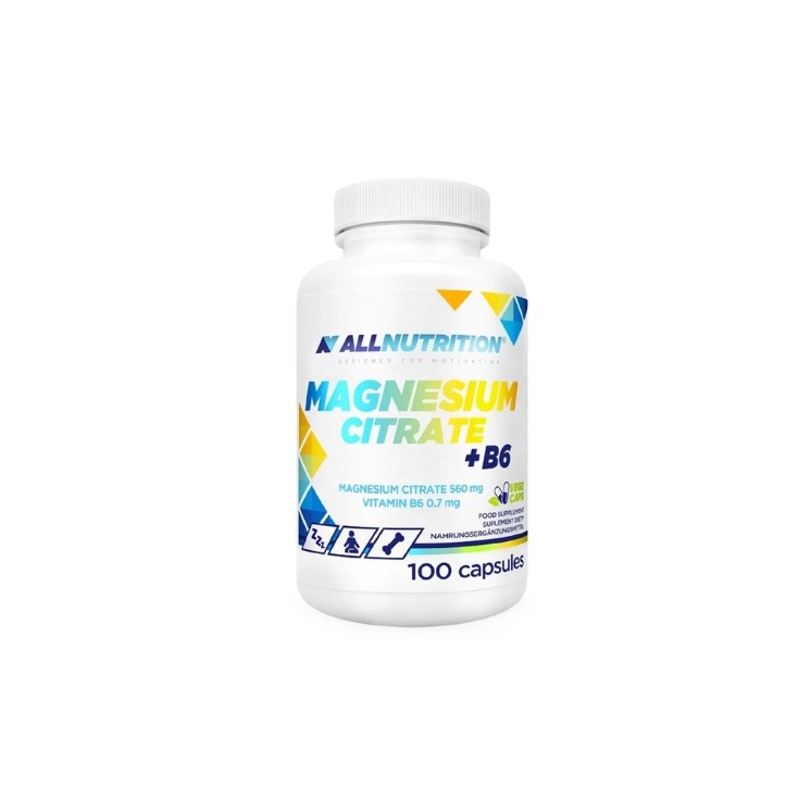 AllNutrition Citrate Magnesium + B6 100 capsules