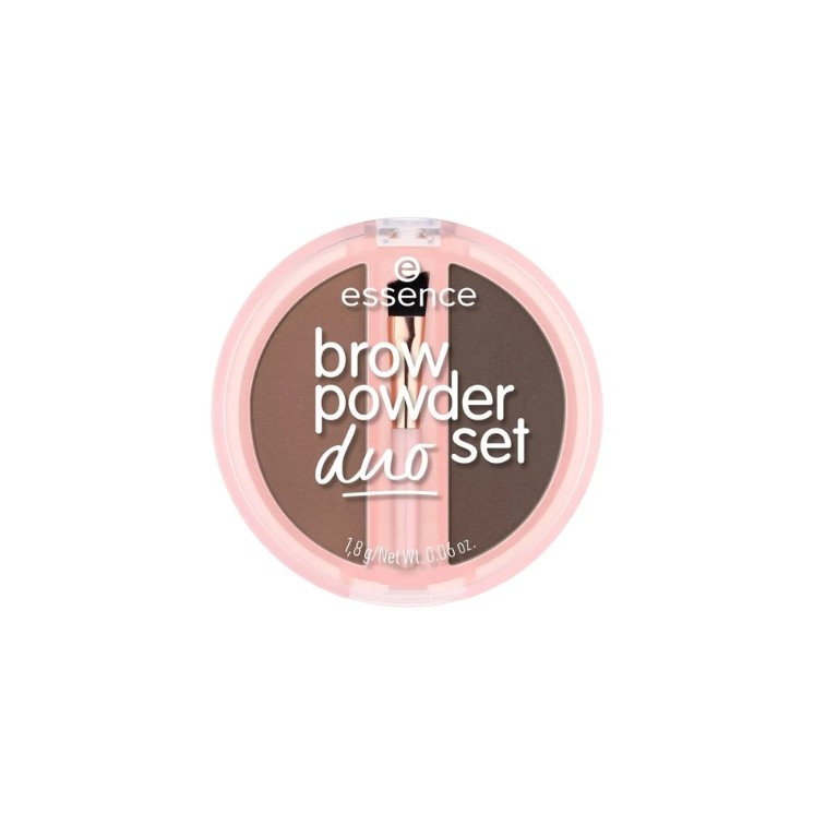 Набір пудри для брів Essence Brow Powder Duo Set /02/ Medium 1.8 г
