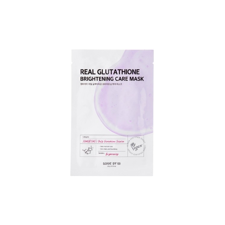 Masque en tissu éclaircissant au glutathion véritable Some By Mi 20 g