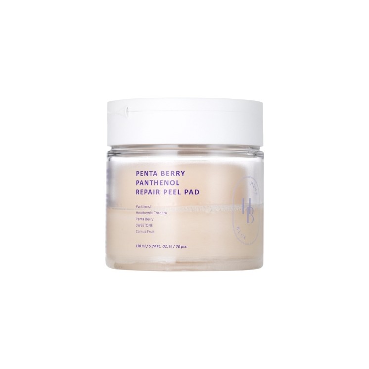 Disques exfoliants pour le visage Heveblue Penta Berry Panthenol Repair Peel Pad (70 unités)