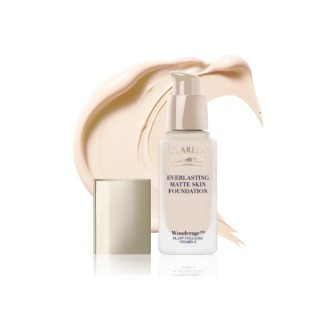 Матуючий та розгладжуючий тональний крем Claresa Everlasting Matte Skin /01/ Porcelain 32 мл
