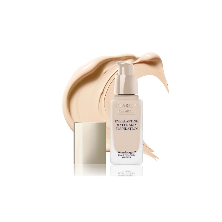 Fond de teint matifiant et lissant Claresa Everlasting Matte Skin /03/ Vanilla 32 ml