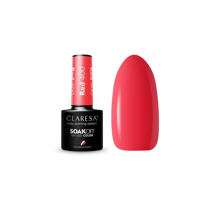Vernis à ongles hybride Red Claresa /400/ 5 g
