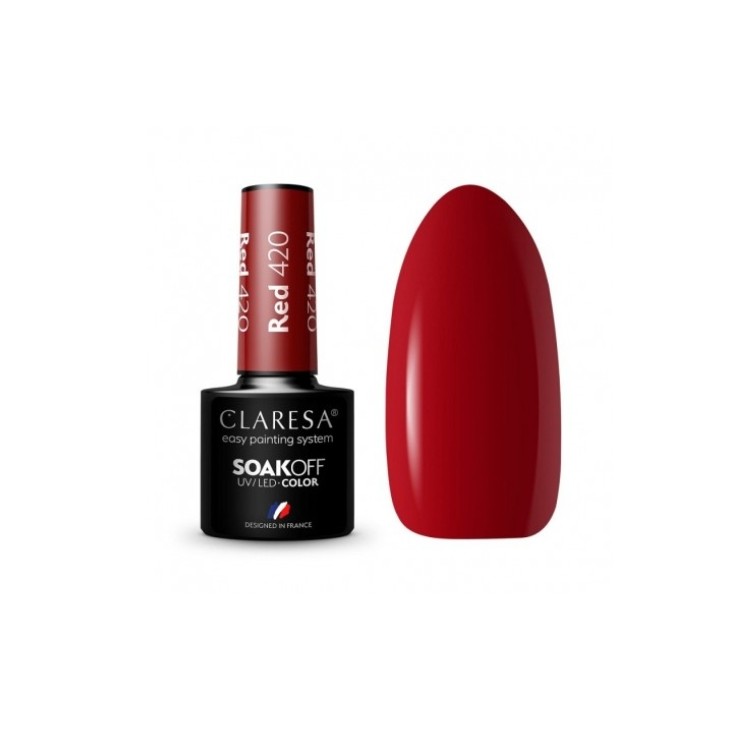 Claresa Red Hybrid Nail Polish /420/ 5 g
