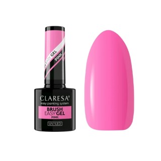 Gel facile à appliquer avec pinceau Claresa Brush, en flacon Pink 5 g