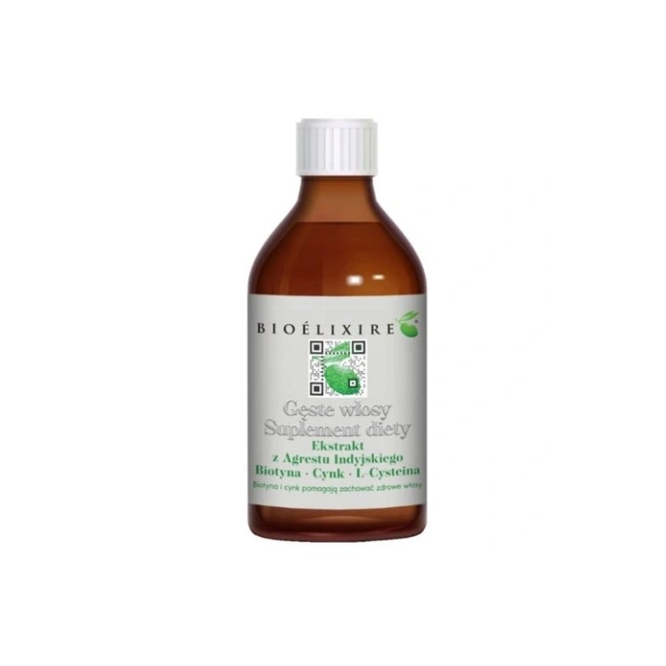 Bioelixire complément pour cheveux sales à l'extrait d'amla (groseille indienne), 300 ml