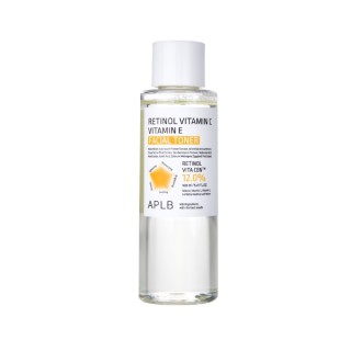 Lotion tonique visage APLB Retinol , à la Vitamin C et à la vitamine E, 160 ml