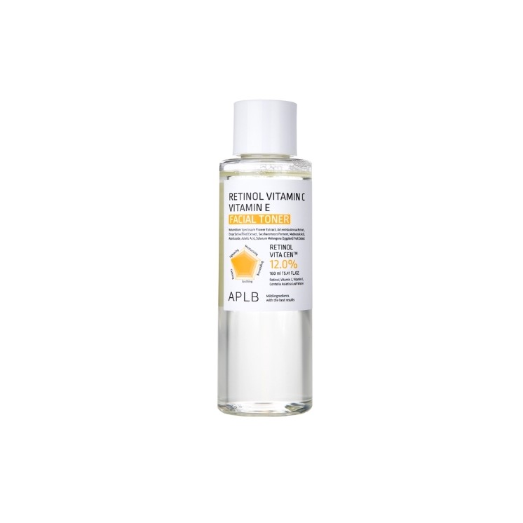 APLB Retinol Vitamin C Вітамін Е Тонік для обличчя Тонік для обличчя з ретинолом та вітамінами С і Е 160 мл