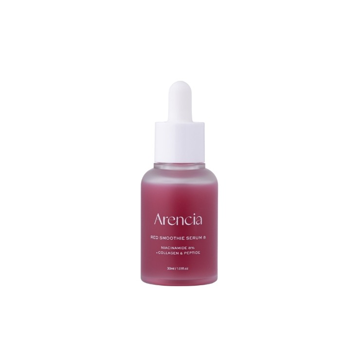 Sérum revitalisant visage Arencia Fresh Red Smoothie 8 à la niacinamide 30 ml
