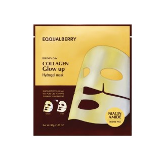 Masque hydrogel illuminateur au collagène Eqqualberry Collagen Glow Up 30 g