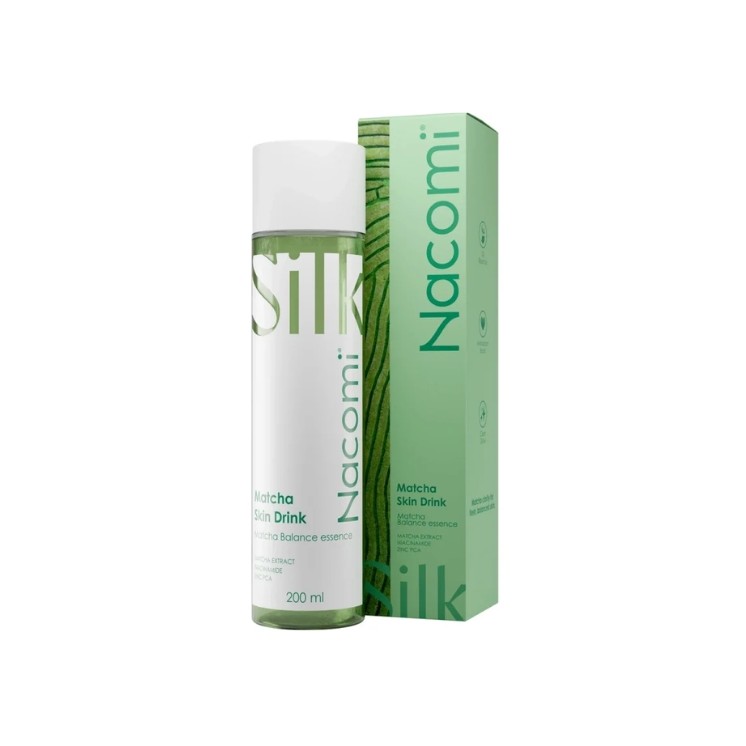 Nacomi Matcha Skin Drink Gezichtsessence voor Onzuiverheden 200 ml
