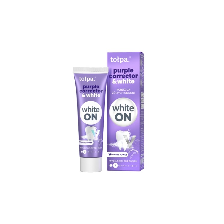 Tołpa Purple Corrector & White Toothpaste for correcting yellowish tones 75 ml