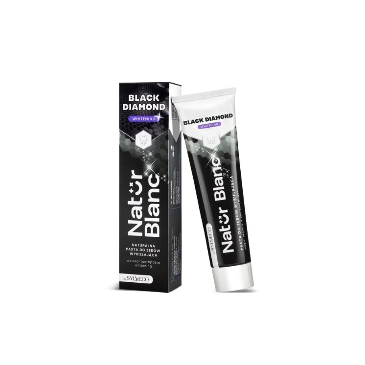 Dentifrice Sylveco Natur Blanc Black Diamond 100 ml