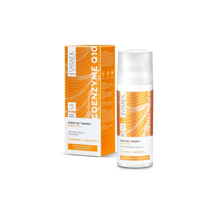 Крем для обличчя Vianek Hero Coenzyme Q10 з коензимом Q10 50 мл