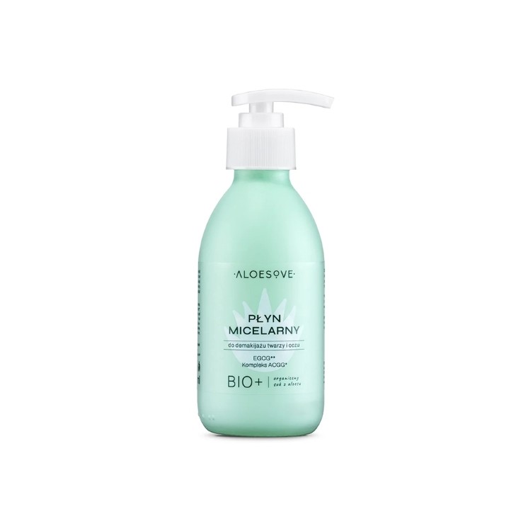 Aloesove Mizellenwasser zur Entfernung von Gesichts- und Augen-Make-up, 190 ml