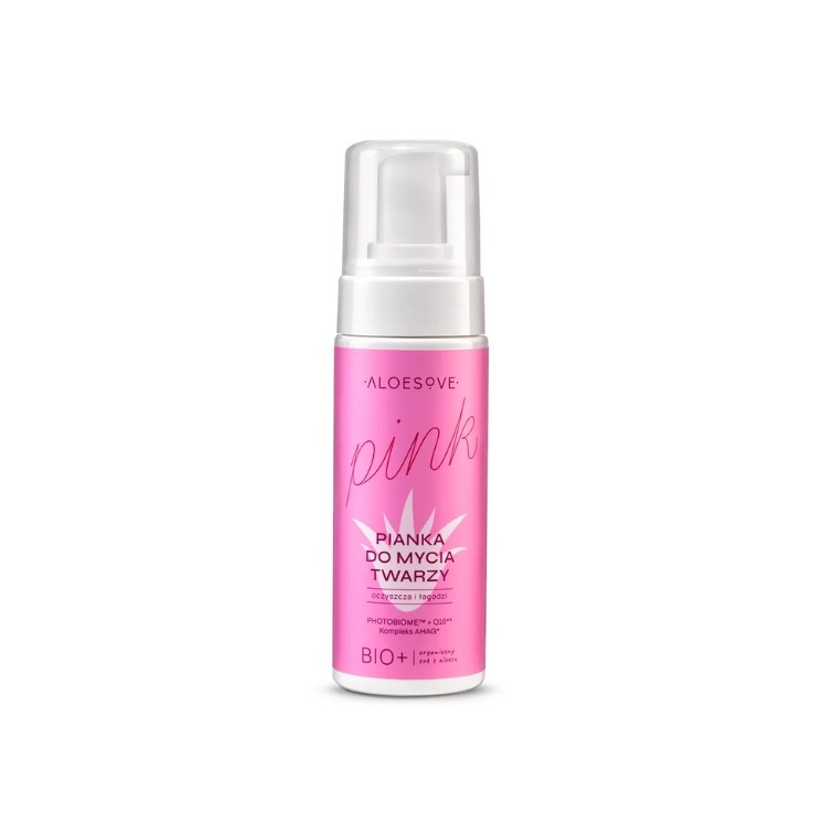 Aloesove Pink oczyszczająca Pianka do mycia twarzy 150 ml