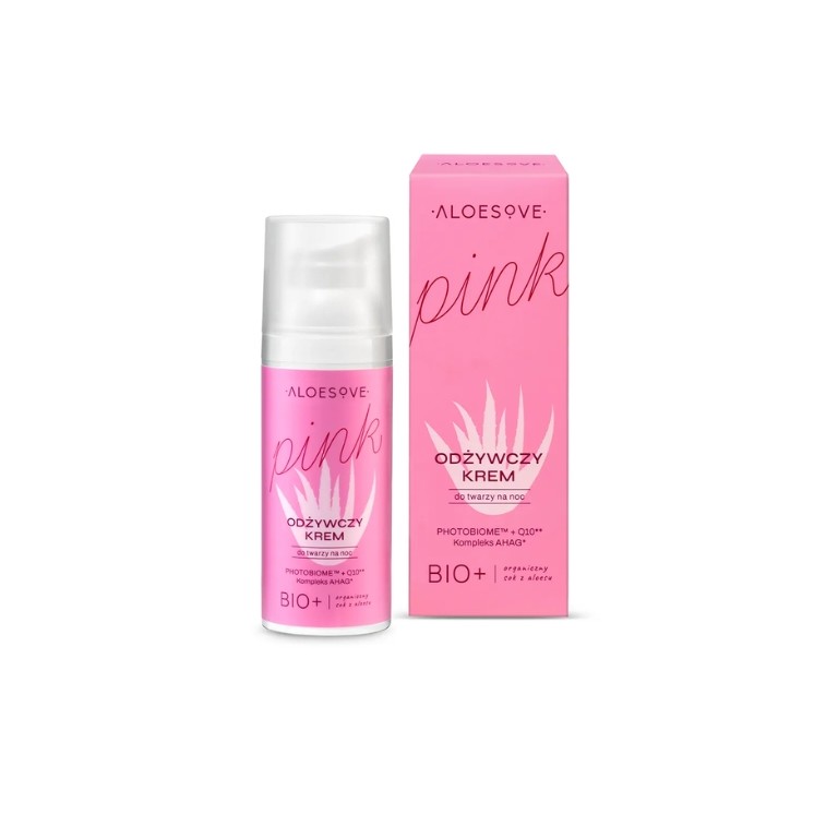Aloesove Pink odżywczy Krem do twarzy na noc 50 ml