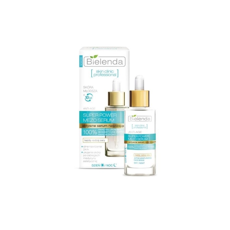Sérum hydratant Anti-age actif Professional Bielenda Skin Clinic 30 ml