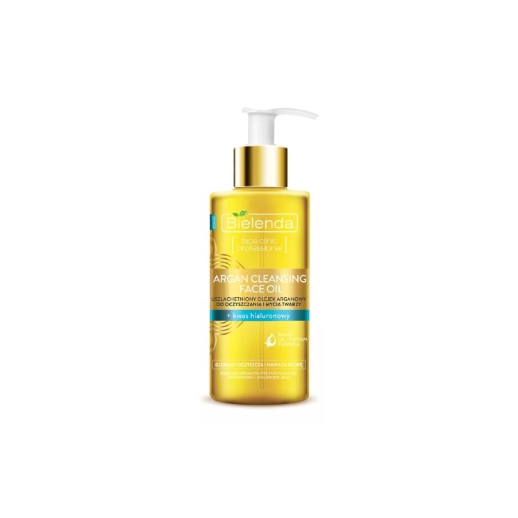 Huile d' Argan Bielenda pour le nettoyage du visage à l'acide hyaluronique 140 ml