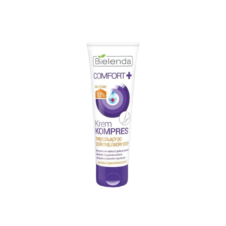 Bielenda Comfort Cream Kompres voor het verzachten van ruwe voetenhuid 100 ml