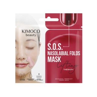 Kimoco Beauty SOS Filling Mask voor neuslippenplooien met hydro 8 g