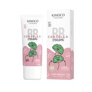 Crème BB Visage Kimoco Young Centella SPF30 à l'extrait de centella, Beige Light , 40 ml