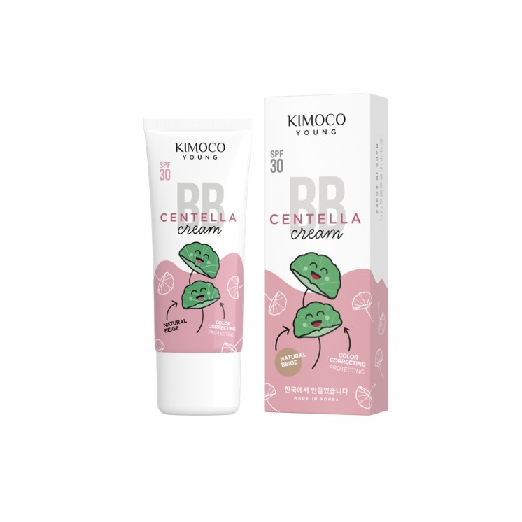 BB-крем для обличчя Kimoco Young Centella SPF30 з екстрактом центели Natural Beige , 40 мл