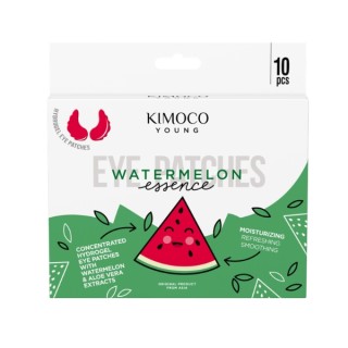 Kimoco Young Watermelon Essene Eye Patches with Watermelon and Aloe Extracts 10 Pieces